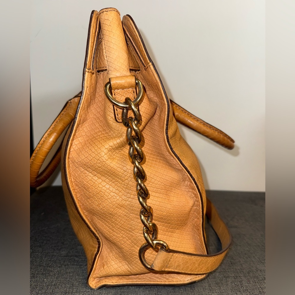 Michael Kors Python Embossed Hamilton Shoulder Bag - image 4